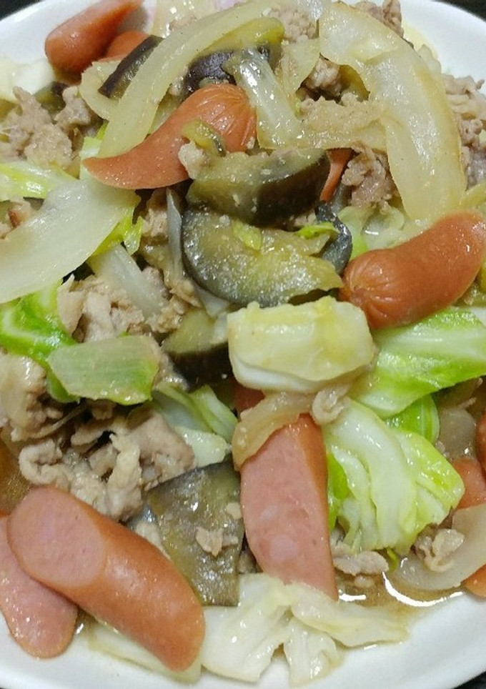 簡単！液みそで ◇肉野菜炒め◇-レシピのメイン写真