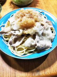 大根おろしのさっぱり冷しゃぶパスタ-レシピのメイン写真