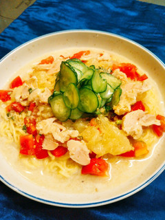夏にさっぱり✴サラダ麺-レシピのメイン写真