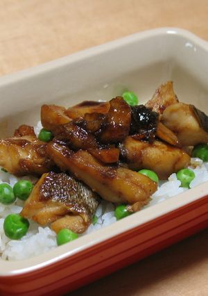 鱈の照り焼き丼-レシピのメイン写真