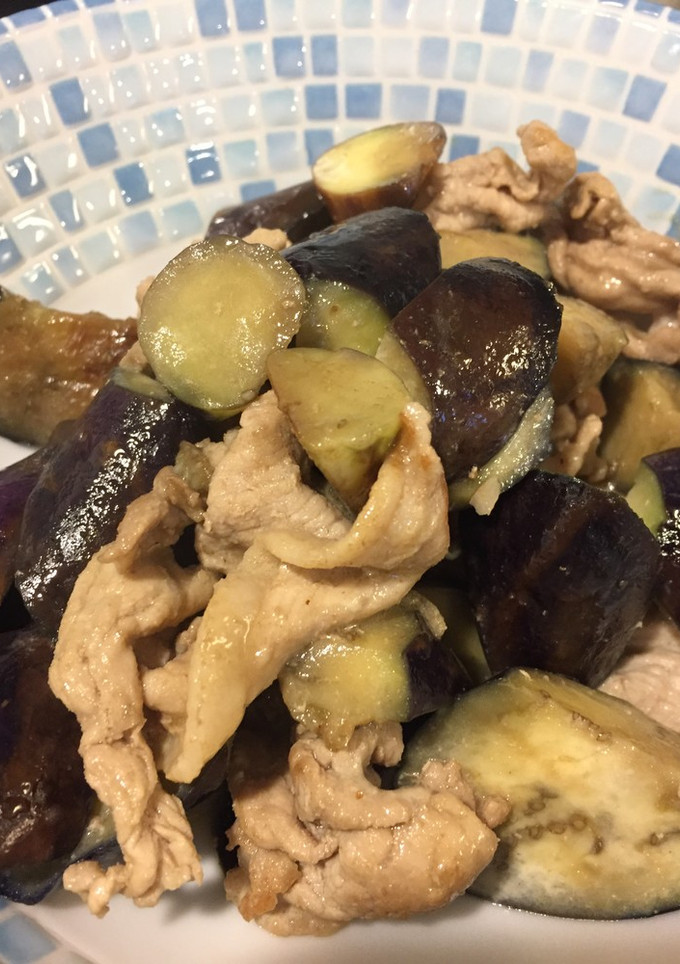 なすと豚肉のマヨ醤油炒め-レシピのメイン写真