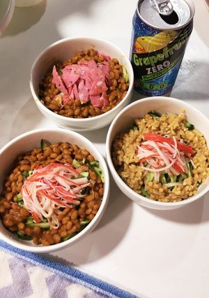 栄養満点!!納豆サラダ-レシピのメイン写真