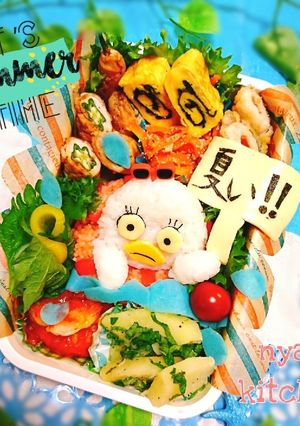 銀魂『バカンス♡エリザベス』夏弁当♡-レシピのメイン写真