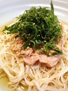 簡単アレンジ☆ツナと大葉の冷やしそうめん-レシピのメイン写真