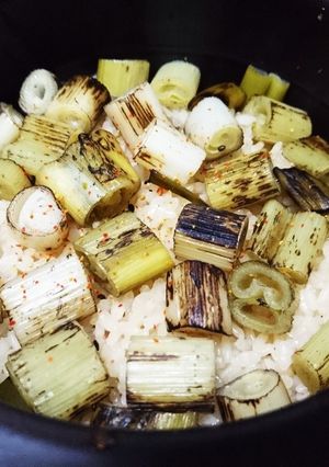 香ばし長ネギ炊き込みご飯⭐⭐-レシピのメイン写真