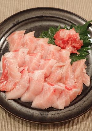マグロのスナズリの刺身-レシピのメイン写真