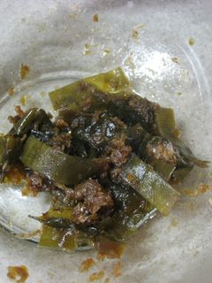ダシをとったあとの昆布で簡単佃煮♪-レシピのメイン写真