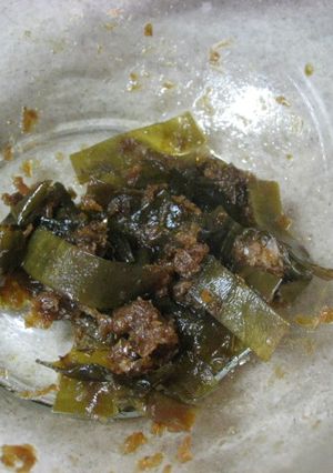 ダシをとったあとの昆布で簡単佃煮♪-レシピのメイン写真