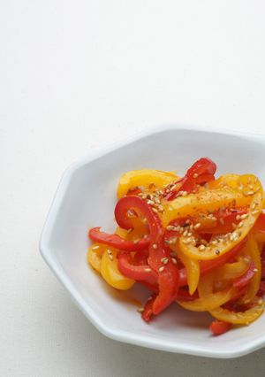 パプリカの塩炒め-レシピのメイン写真