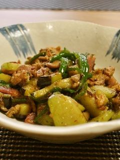 鯖とナスのピリ辛味噌炒め-レシピのメイン写真