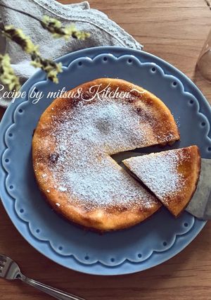簡単･節約！オレンジベイクドチーズケーキ-レシピのメイン写真