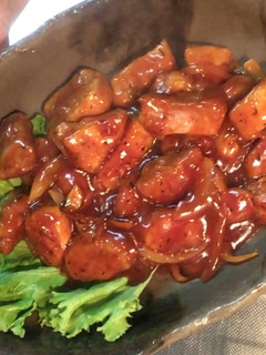 動画あり★豚かたまり肉の酢豚風トマト煮-レシピのメイン写真