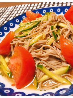 冷やしもずくそば-レシピのメイン写真