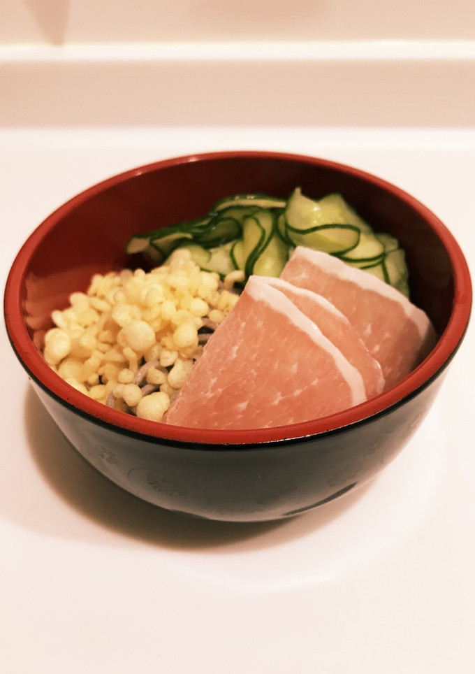 ❁生ハムと胡瓜のっけ蕎麦❁-レシピのメイン写真