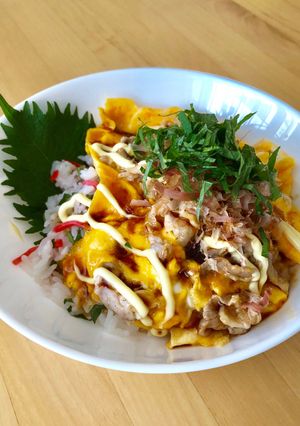 包丁要らずで簡単☆コクうまとんぺい丼-レシピのメイン写真