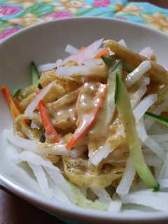 千切り野菜のゴマドレサラダ-レシピのメイン写真