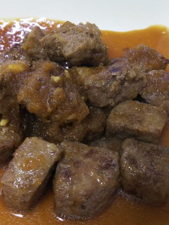簡単・牛(成型)肉のシャリアピンステーキ-レシピのメイン写真