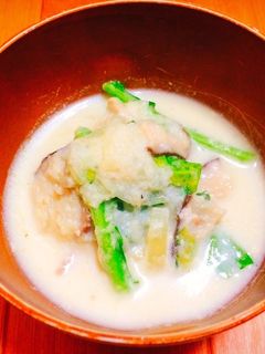 塩麹で☆鶏肉と丸ごとカブのホワイトスープ-レシピのメイン写真