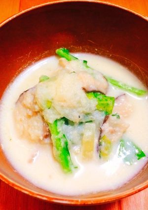 塩麹で☆鶏肉と丸ごとカブのホワイトスープ-レシピのメイン写真
