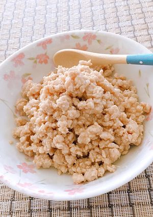鶏そぼろ〜柔らか♬万能✨冷凍保存も✨-レシピのメイン写真