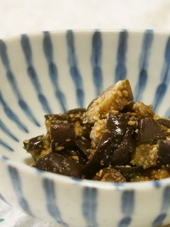 なすの簡単胡麻和え♪-レシピのメイン写真