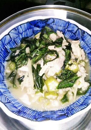 もち麦や押し麦でお粥風ダイエット-レシピのメイン写真