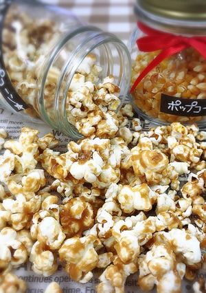 レンジで簡単♪キャラメルポップコーン ☆-レシピのメイン写真