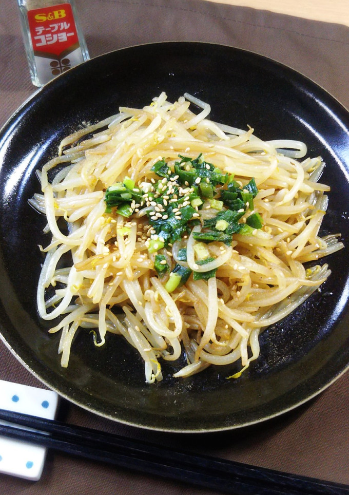 しゃっきり味染み＊もやしの簡単麺つゆ炒め-レシピのメイン写真