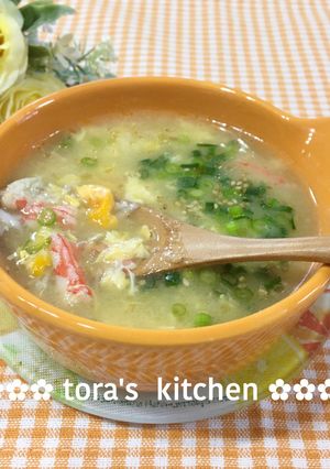 10分で作れる☘️カニ缶で贅沢中華スープ-レシピのメイン写真