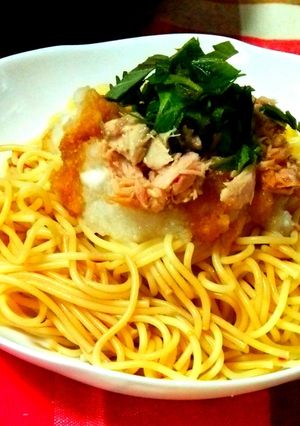 ツナと大根おろしのさっぱり冷製パスタ-レシピのメイン写真