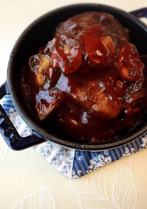 大人の煮込みハンバーグ-レシピのメイン写真