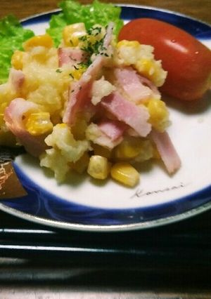 レンジで簡単ポテトサラダ(^q^)-レシピのメイン写真