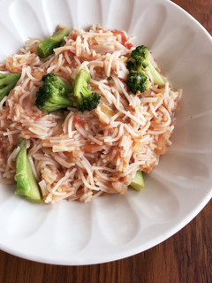 余ったそうめんでトマトリゾット風-レシピのメイン写真