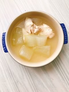 簡単!ヘルシーとうがんスープ チキン-レシピのメイン写真