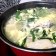 全て鍋にお任せ! 簡単ニラ玉スープ