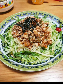 野菜たっぷり♪鶏そぼろ 冷やし麺ver-レシピのメイン写真