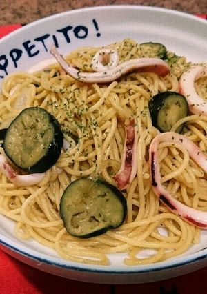 なすといかのシンプル和風パスタ-レシピのメイン写真