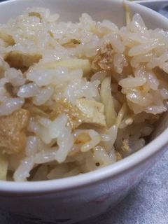 新生姜きつねごはん-レシピのメイン写真