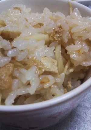 新生姜きつねごはん-レシピのメイン写真