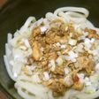 さば缶のピリ辛混ぜうどん