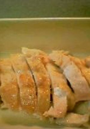 レンジで簡単♪蒸し鶏-レシピのメイン写真