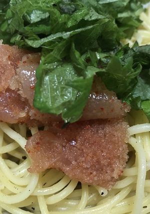 暑い夏シソたーっぷり明太子パスタ-レシピのメイン写真