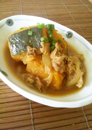 ご飯がすすむ♡南瓜の肉じゃが風♡煮物-レシピのメイン写真