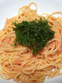 混ぜるだけたらこスパゲティ-レシピのメイン写真