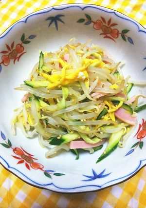 暑い夏にピッタリ！ モヤシの中華和え-レシピのメイン写真