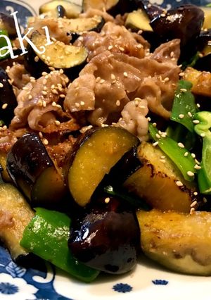 豚肉☆茄子☆ピーマンのスタミナ味噌炒め☆-レシピのメイン写真