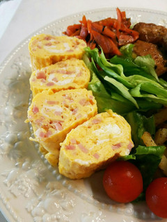 お弁当 ベーコンいりだし巻き玉子-レシピのメイン写真