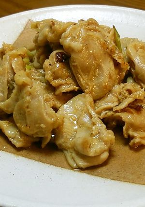若鶏ハラミのしょうが焼き-レシピのメイン写真