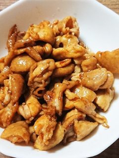 包丁いらずの鶏皮の焼鳥風炒め-レシピのメイン写真