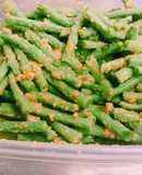 簡単！十六ささげの棒々鶏風和え物